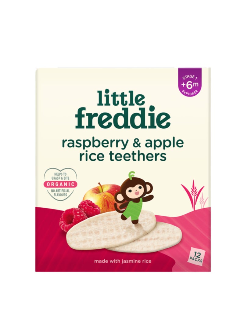 LITTLE FREDDIE Raspberry And Apple Rice Teethers 48g  - Image 1