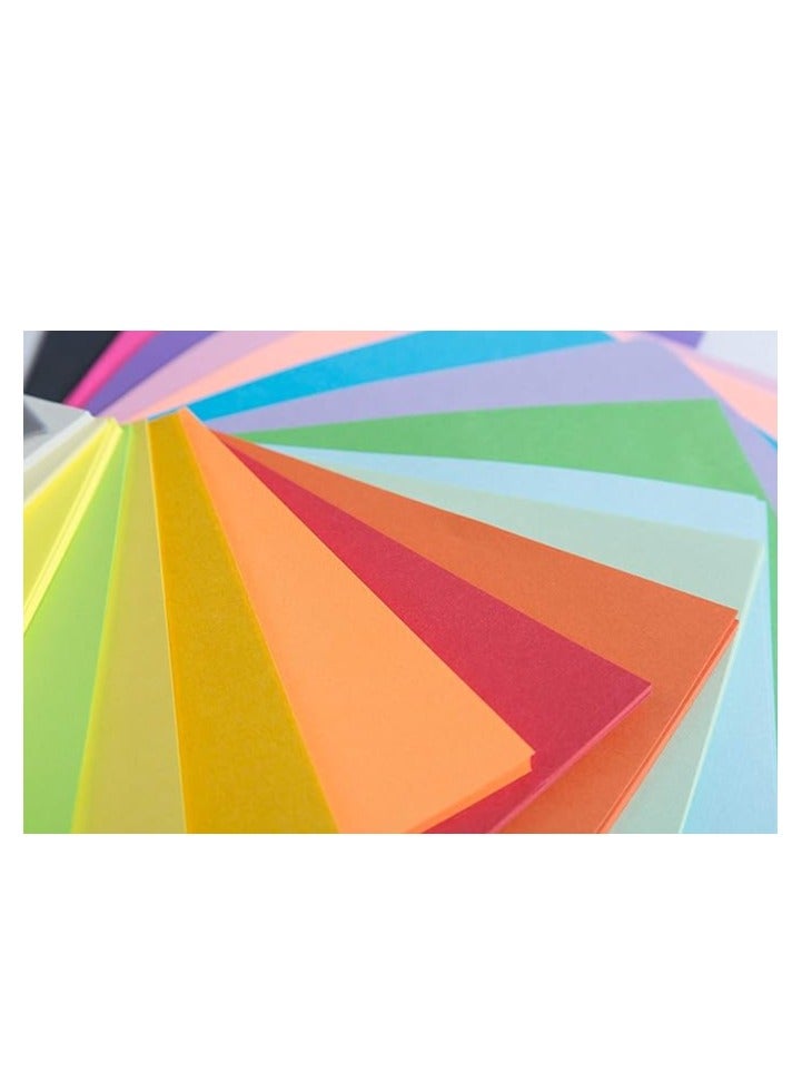 Flamingo 100 Sheets 10 Color Origami Paper For Kids Double Sided Origami Squares In Vivid Colors 6 Inch Easy Fold For Arts Craft - Image 1