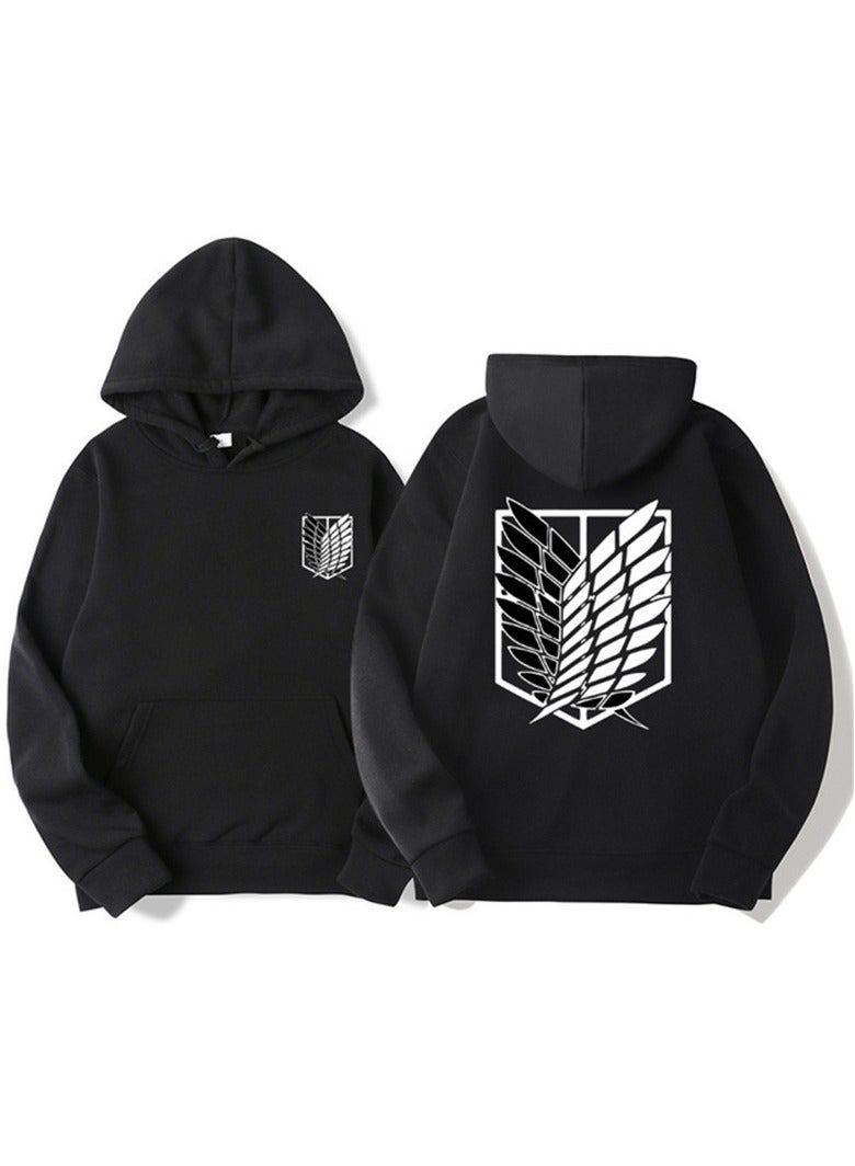 general Attack on Titan Sweater Investigation Corps Hooded Hoodie Trendy Sweater Jacket - Image 1