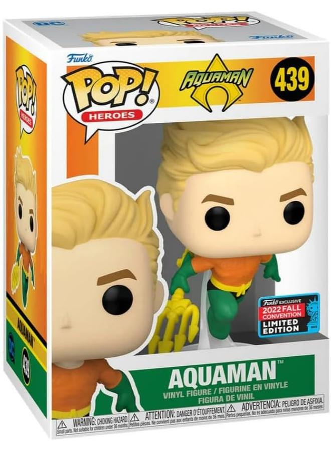 Funko Pop! New York Comic Con 2022 Convention Sticker Exclusive Aquaman  - Image 2
