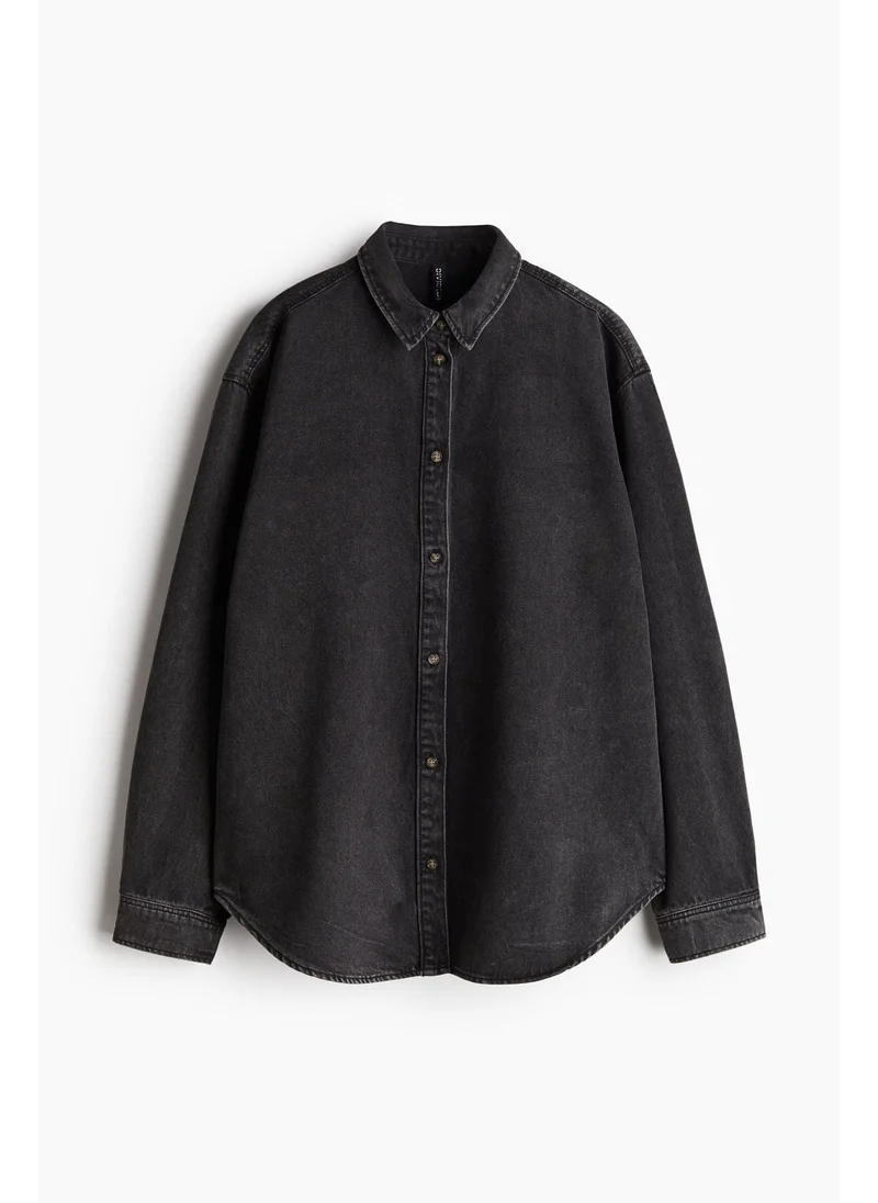 H&M Oversized denim shirt