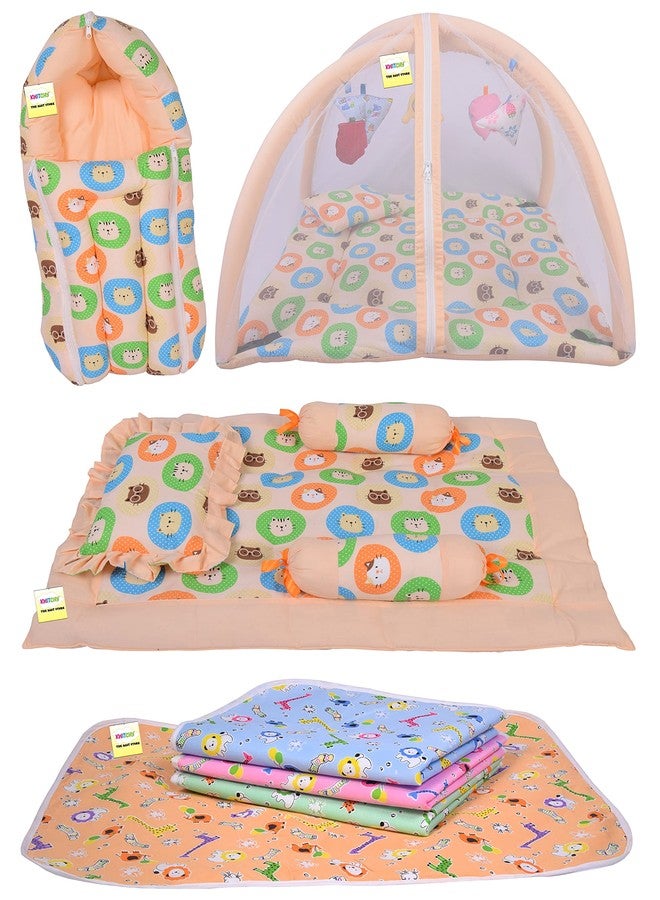 Kwitchy Baby Bedding Set for New Born Essential Combo (0-6 Months) (4PCS Set) - Image 1