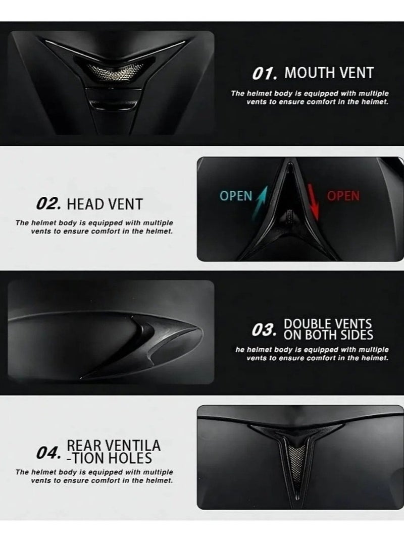 Generic - DOT Certified Bluetooth Flip-Up Motorcycle Helmet - Image 1