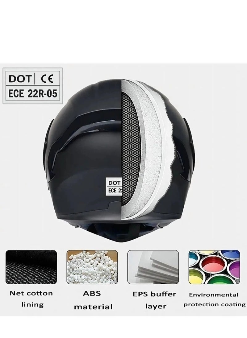 Generic - DOT Certified Bluetooth Flip-Up Motorcycle Helmet - Image 1