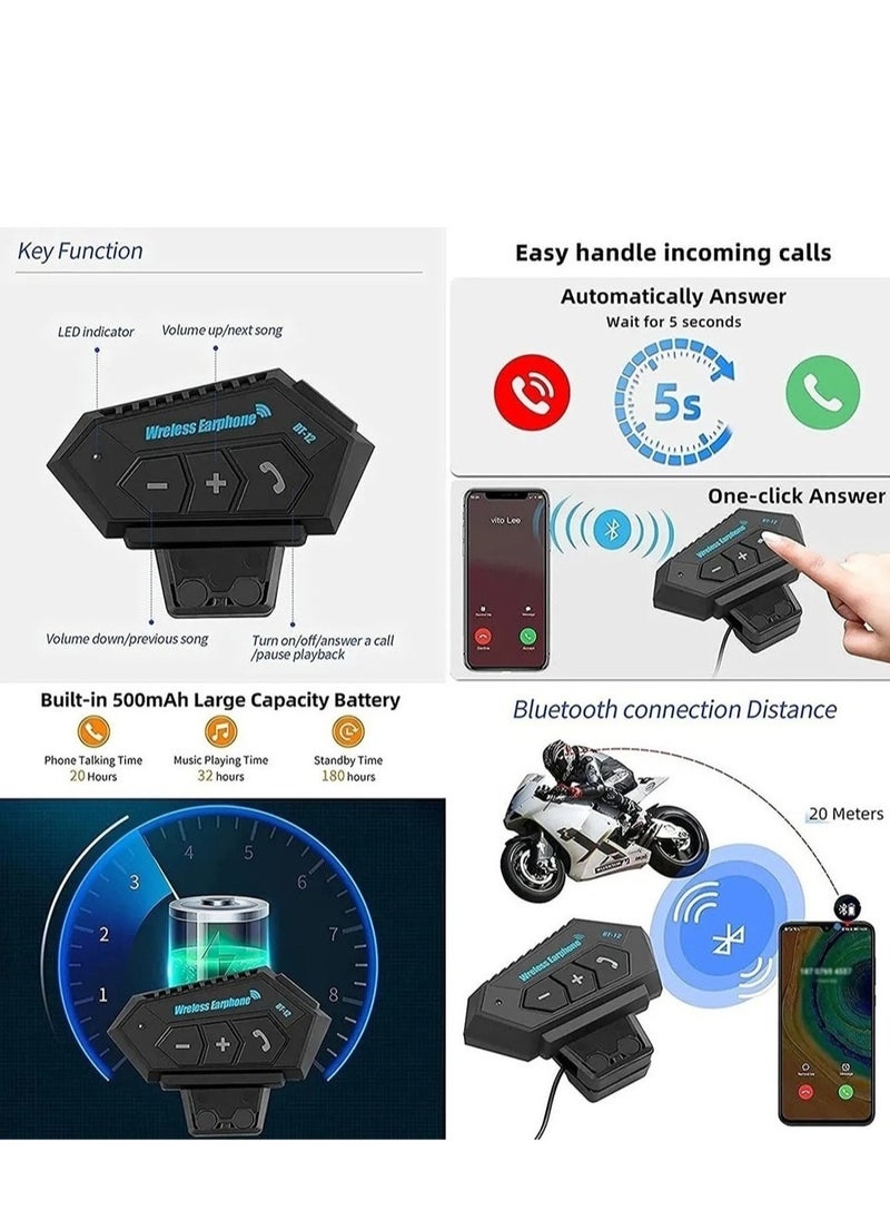 Generic - DOT Certified Bluetooth Flip-Up Motorcycle Helmet - Image 1