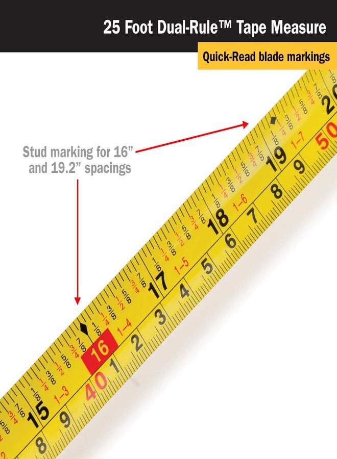 Titan 10907 25-Foot Dual-Rule Tape Measure - Image 3