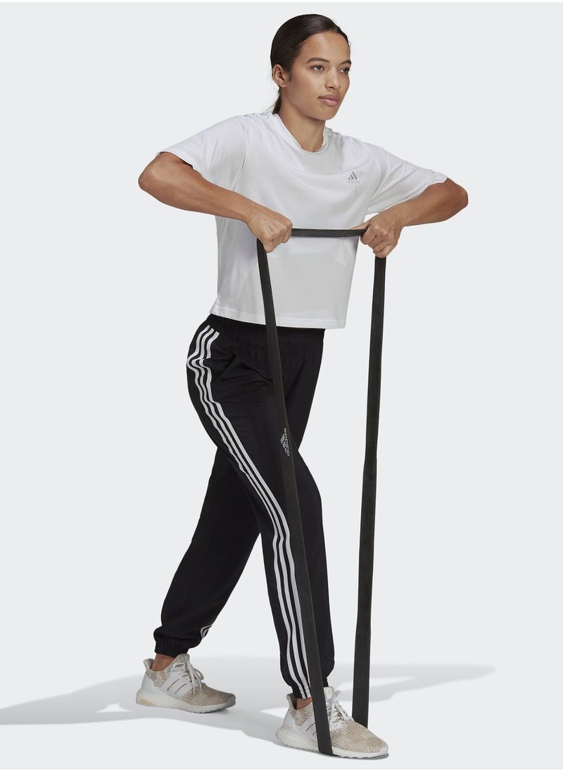 Adidas - 3 Stripe Train Icons Woven Pants - Image 1