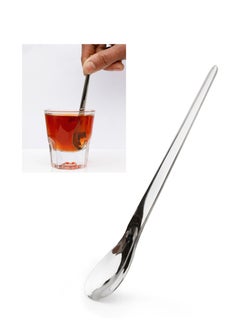 MIBRU Coffee Barista Cupping Spoon Short Silver Stainless Steel Heavy Duty Deep Soup Spoon Large Serving Spoon Ramen Spoon 13.3x2.1cm  - Image 1