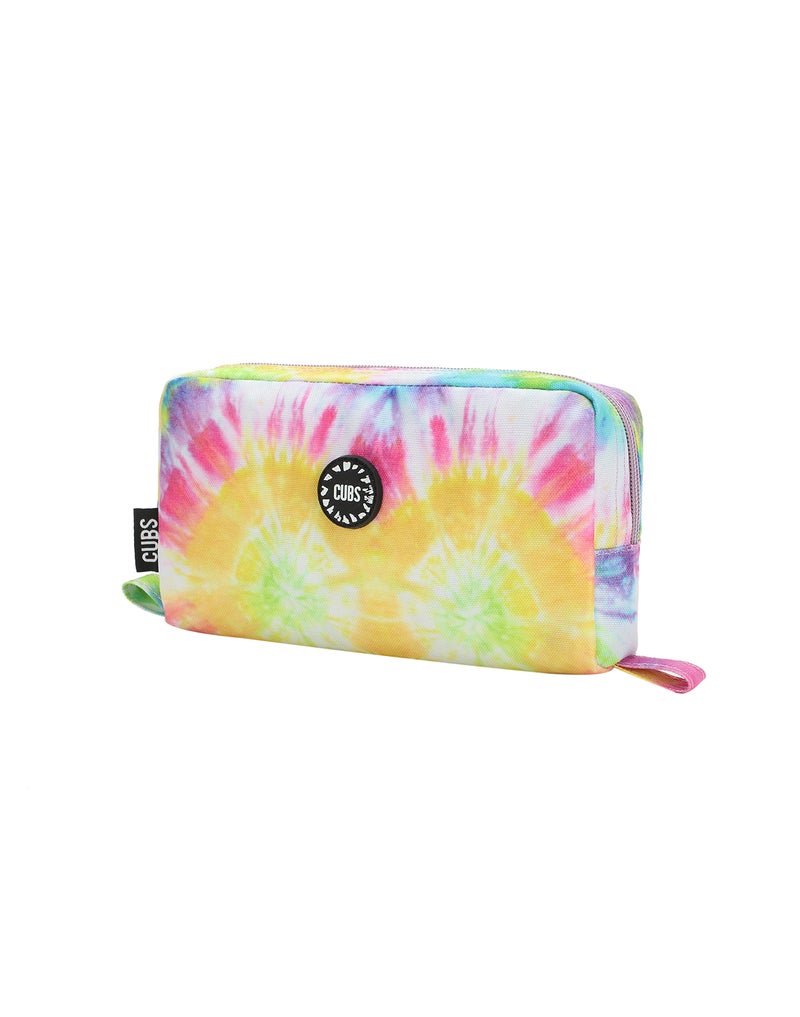 CUBS Sunrays Tie Dyed Waterproof pencil case pouch with zip closure - Image 2