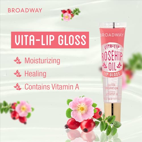 Ruby Kisses Broadway Vita-Lip Tinted & Clear Lip Gloss Set (11 Pack) Ultra-Hydrating & Soothing Formula with Vitamins, High-Shine Non-Sticky Lip Balm with Rosehip+Coconut Oil, Pink & Brown Shades - Image 3