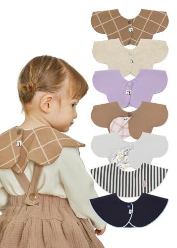 Konny Baby Bibs 360 Rotate Super Absorbent QuickDry 357Pack Teething Drooling Boys Girls Baby Essentials - Image 1