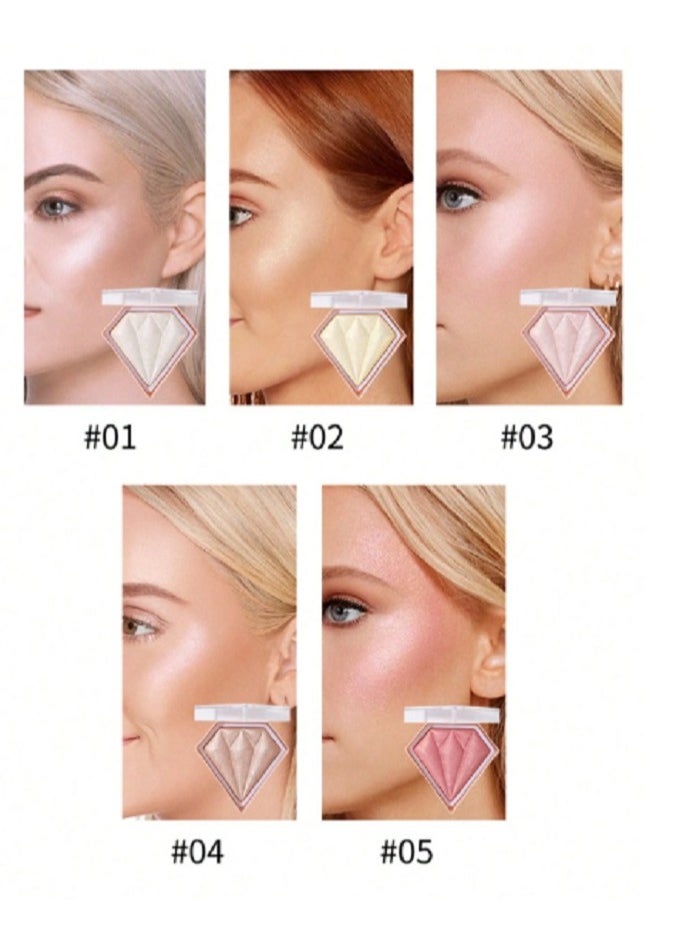 Handaiyan - HANDAIYAN HANDAIYAN Diamond Rhombus High-Gloss Glitter To Modify Contours And Brighten Net Weight :10g - Image 1