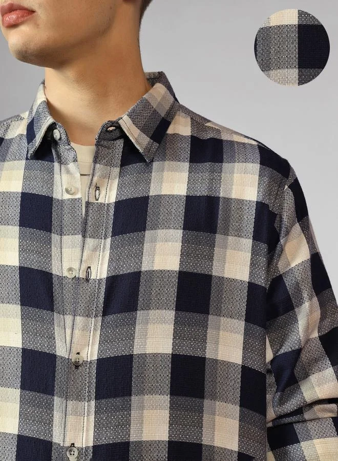 Dennis Lingo Relaxed Fit Multi-Color Cotton Casual Shirt Regular Collar