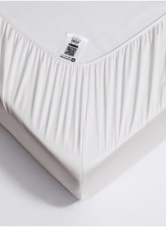 Master Home Textile Queen 100% Rayon Of Bamboo Cooling Fitted Sheet, Fitted Sheet With Elastic 160x200+35 cm, Breathable Silky Soft, Queen Size 3 Pieces  - Image 4