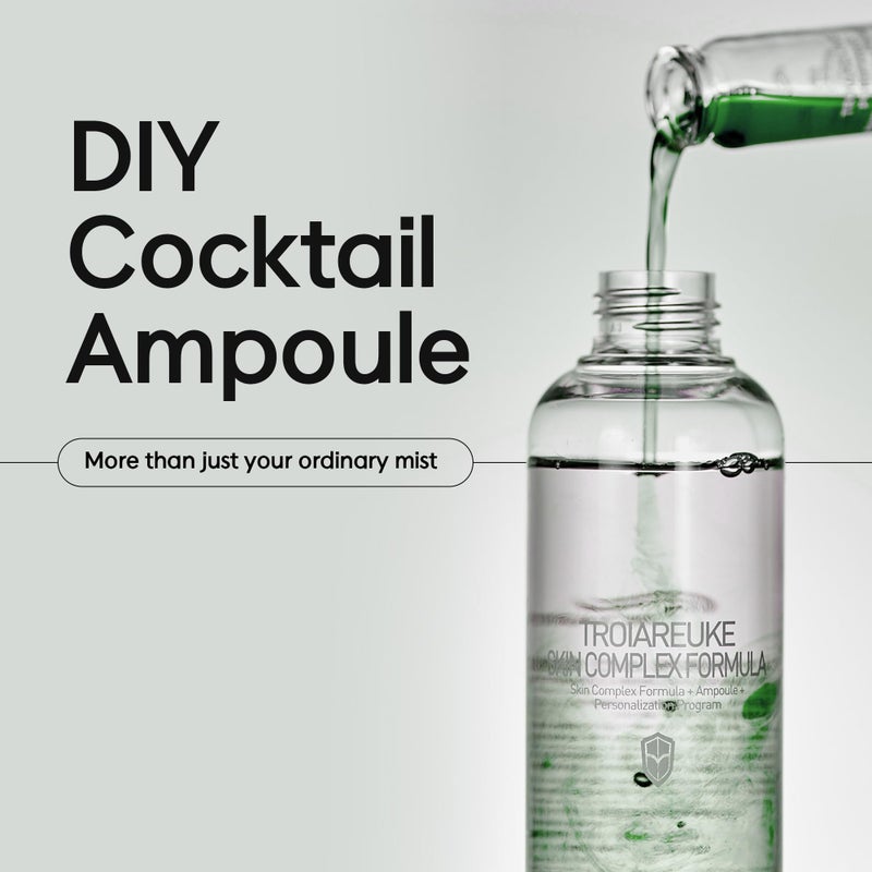 TROIAREUKE H+ Cocktail Ampoule Toner (2.37 Fl. Oz., Green) - Image 2