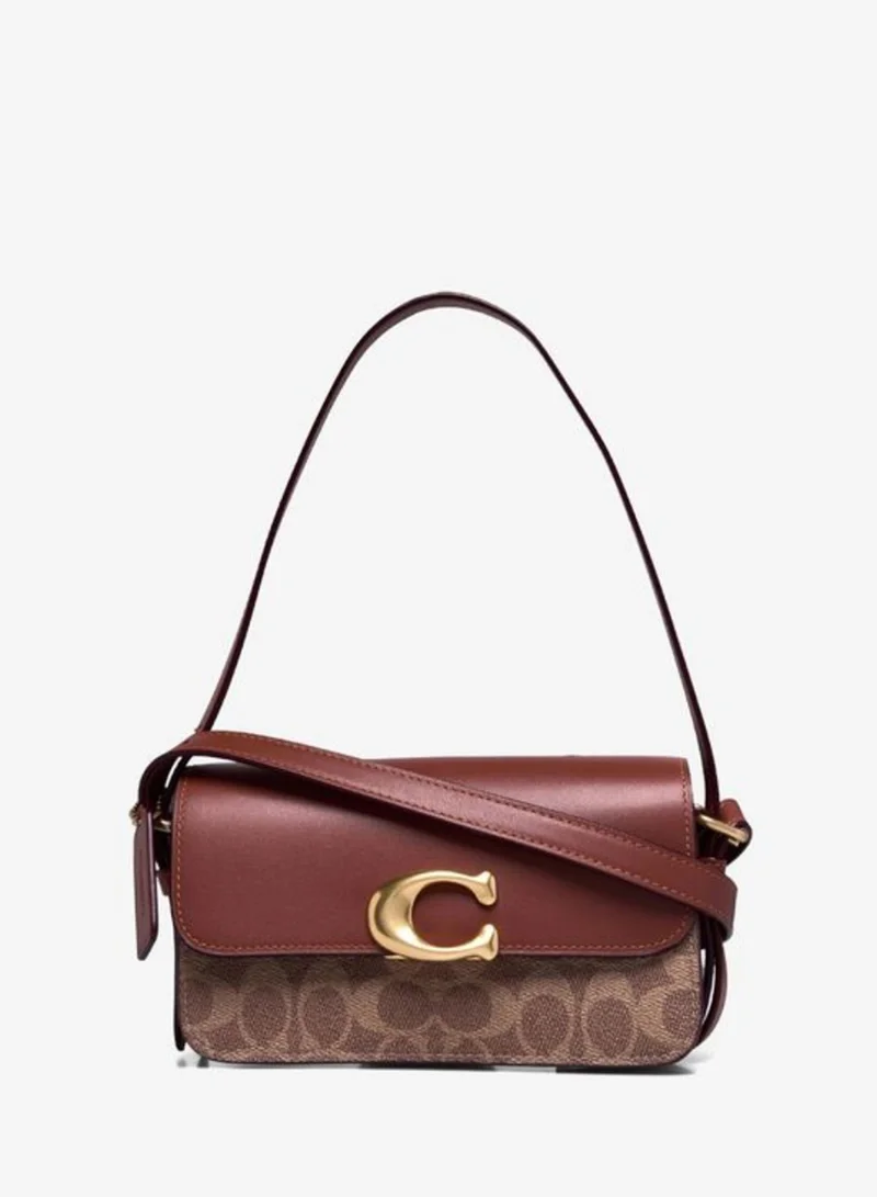 COACH Logo Zoe Shoulder Bag