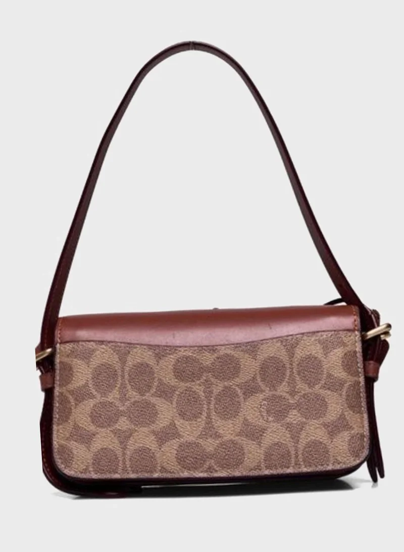 COACH Zoe Shoulder Bag 20 in Signature Canvas