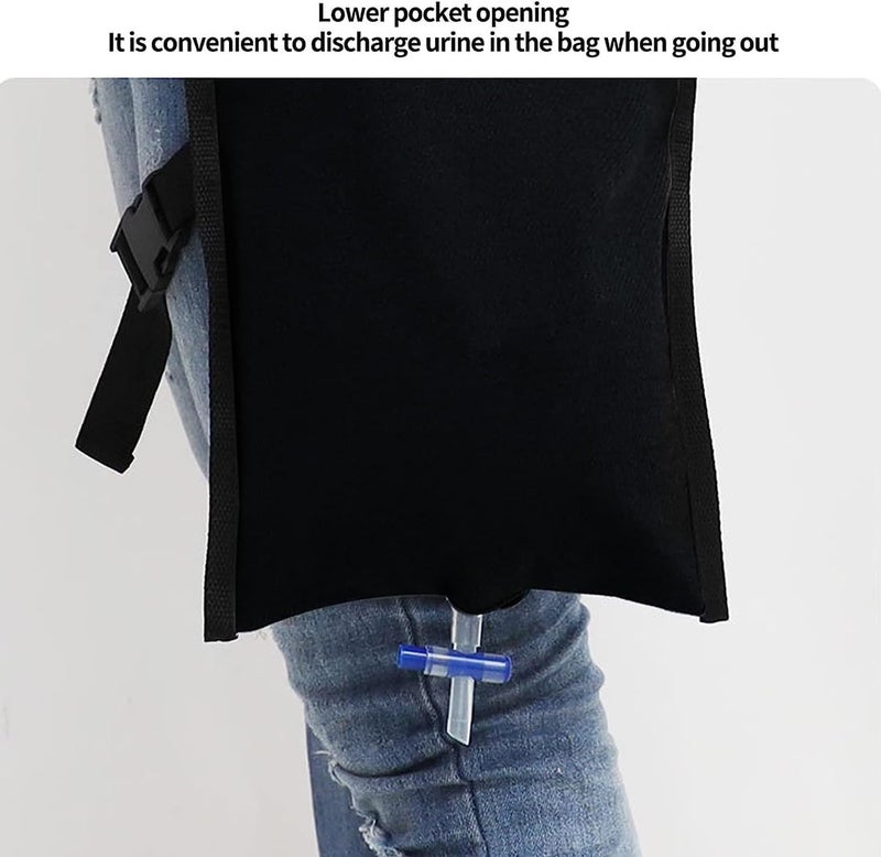MRTURK REVHQ Urine Bag Cover, Foley Catheter Bag Cover with Interior Securing Clasp, Urine Drainage Bag Holder with Quick Release Buckle - Image 4