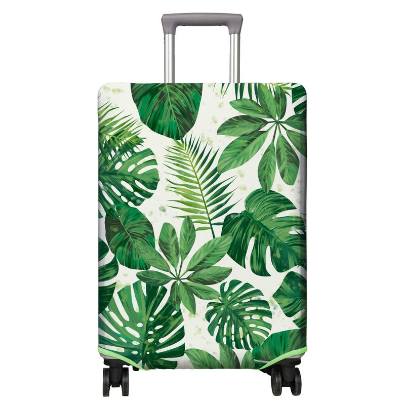 PtRug Travel Luggage Cover Suitcase Protector Fits 1832 Inch Wheel Covers PatternedTravel Related Items Flower Luggage Protector Elastic M - Image 2