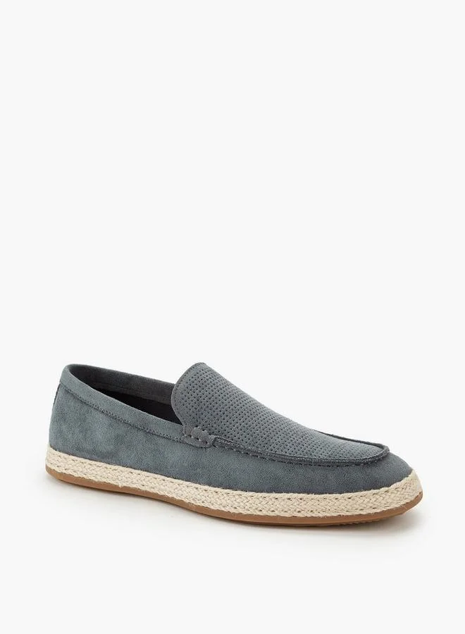 ببرمنة Men Textured Espadrille Loafers