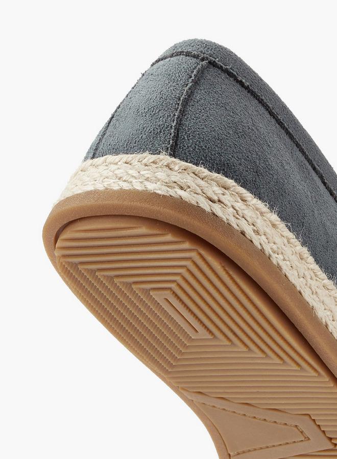 Peppermint Men Textured Espadrille Loafers - Image 4