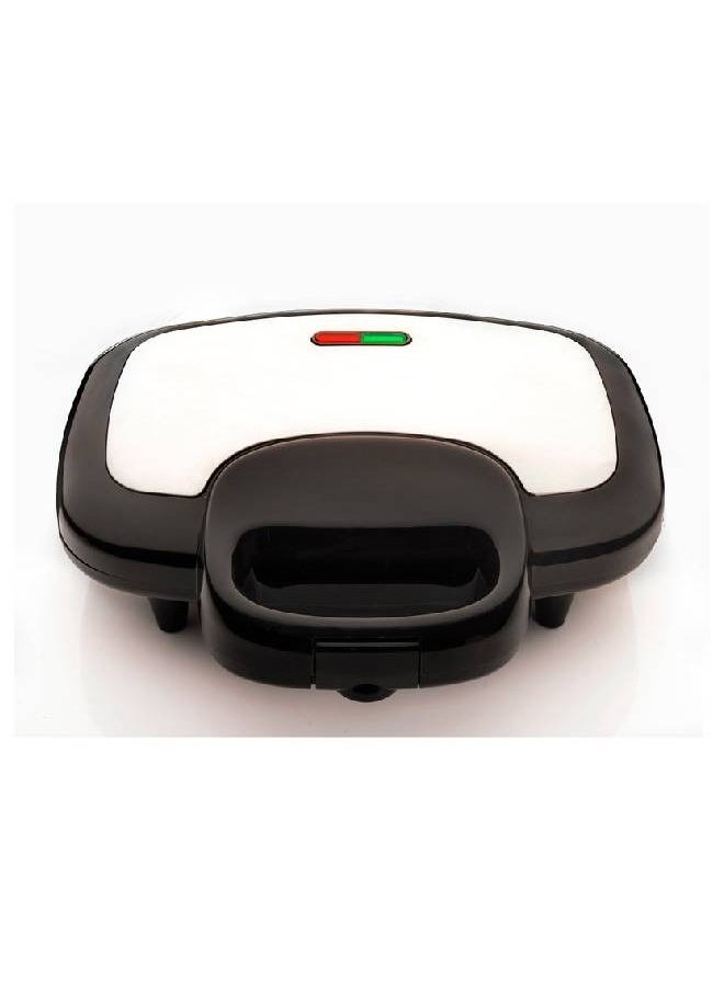 Mediatech - MediaTech Sandwich and Waffle Maker, 700 Watt, Black White - MTWM204 - Image 1