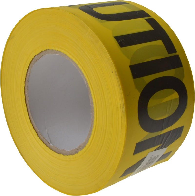 CH Hanson Caution Barrier Tape, 1000 Feet - Yellow and Black - Image 3