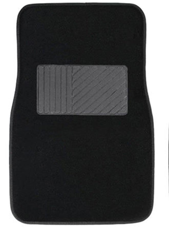 4-Piece Black Universal Car Floor Mat,Non-slip, hard-wearing and easy to clean and suitable for all weather conditions - Image 3