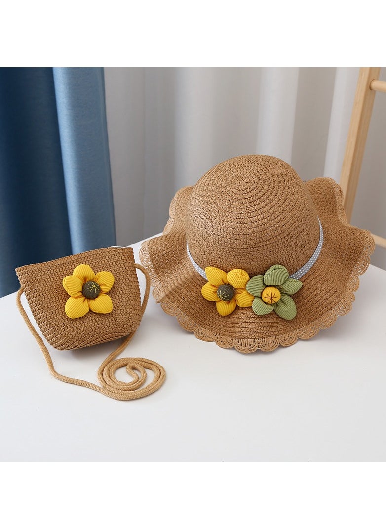 KUYING - New Children's Sunshade Hat Set - Image 1