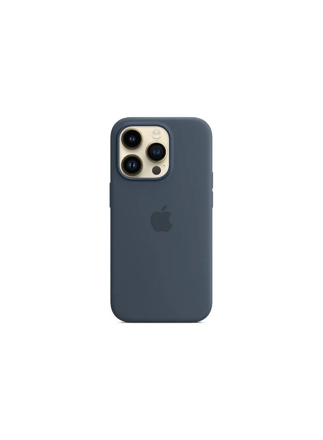 فريق ديلوكس iPhone 14 Pro حافظة سيليكون مع MagSafe (أزرق العاصفة) - Image 5