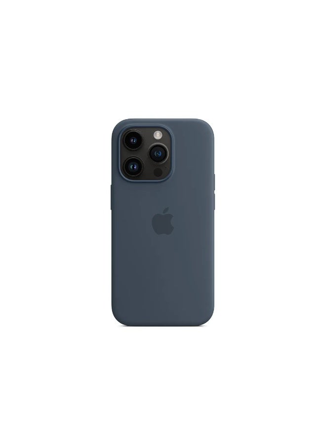 فريق ديلوكس iPhone 14 Pro حافظة سيليكون مع MagSafe (أزرق العاصفة) - Image 4