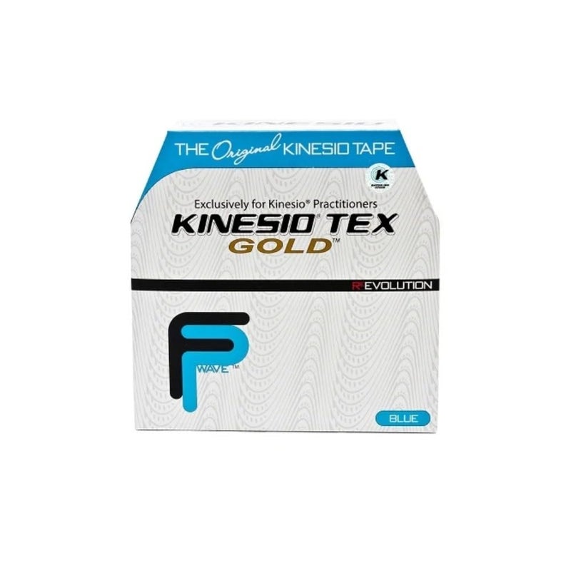 Kinesio Taping - Elastic Therapeutic Athletic Tape Tex Gold FP - Bulk Roll - Blue – 2 in. x 103 ft