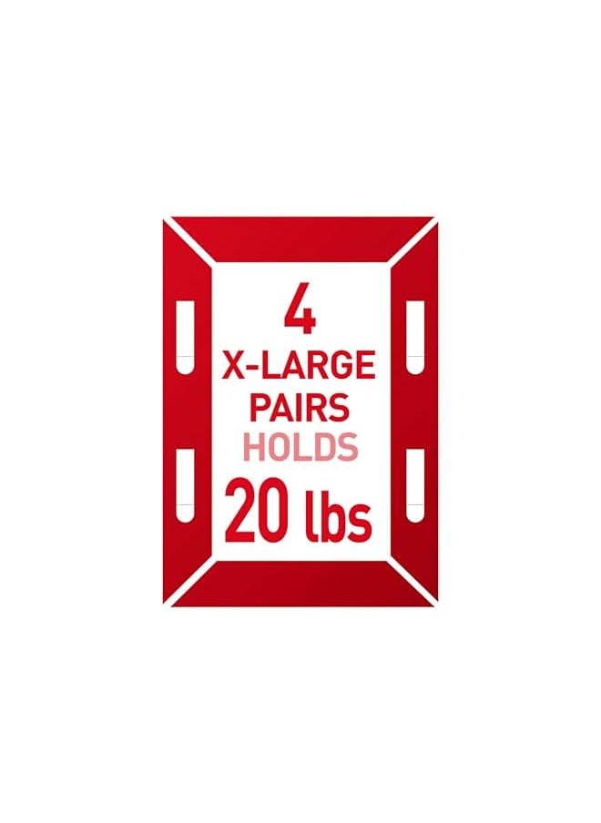 Command Command 20 lb XL Heavyweight Picture Hanging Strips 16 Pairs (32 Command Strips), Damage Free Hanging Picture Hangers, Heavy Duty Wall Hanging Strips for Christmas Decorations  - Image 3
