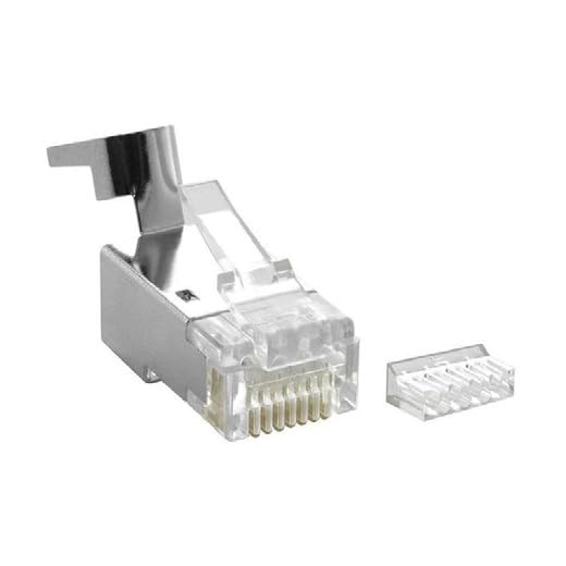 Triplett Triplett CAT7HPPSHP CAT7 RJ45 Clear Modular Shielded Connectors 100PK  - Image 2