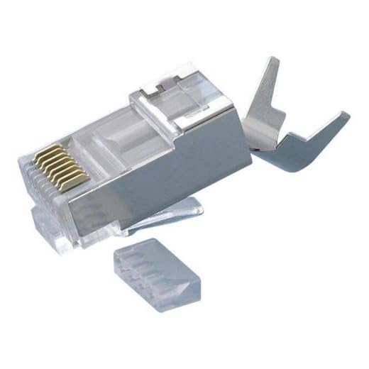 Triplett Triplett CAT7HPPSHP CAT7 RJ45 Clear Modular Shielded Connectors 100PK  - Image 1