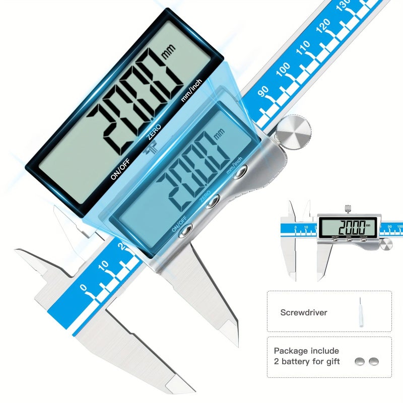 1pc Digital Caliper Measuring Tool ART19A05-3 Precision Electronic Vernier Inch Millimeter Jewelry Accuracy Stainless - Image 4