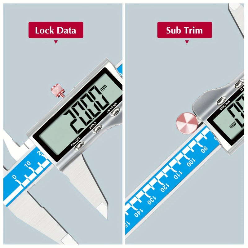 1pc Digital Caliper Measuring Tool ART19A05-3 Precision Electronic Vernier Inch Millimeter Jewelry Accuracy Stainless - Image 5