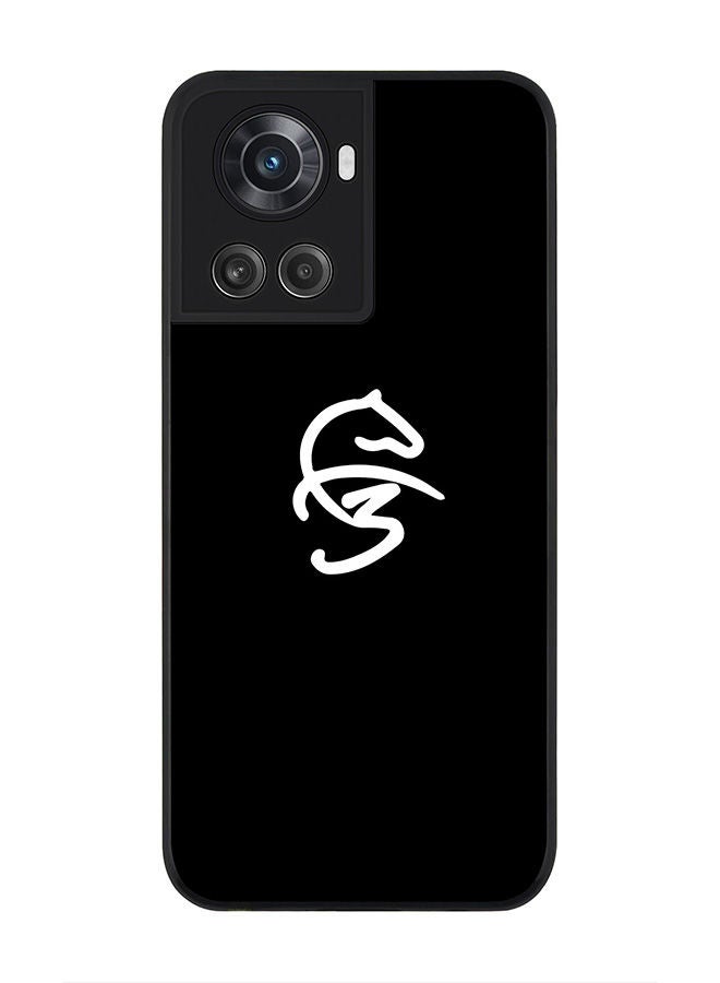 Stylizedd Rugged Black edge case for OnePlus 10R 5G/OnePlus Ace 5G Slim fit Soft Case Flexible Rubber Edges Anti Drop TPU Gel Thin Cover -  Faz3 Icon Black - Image 1