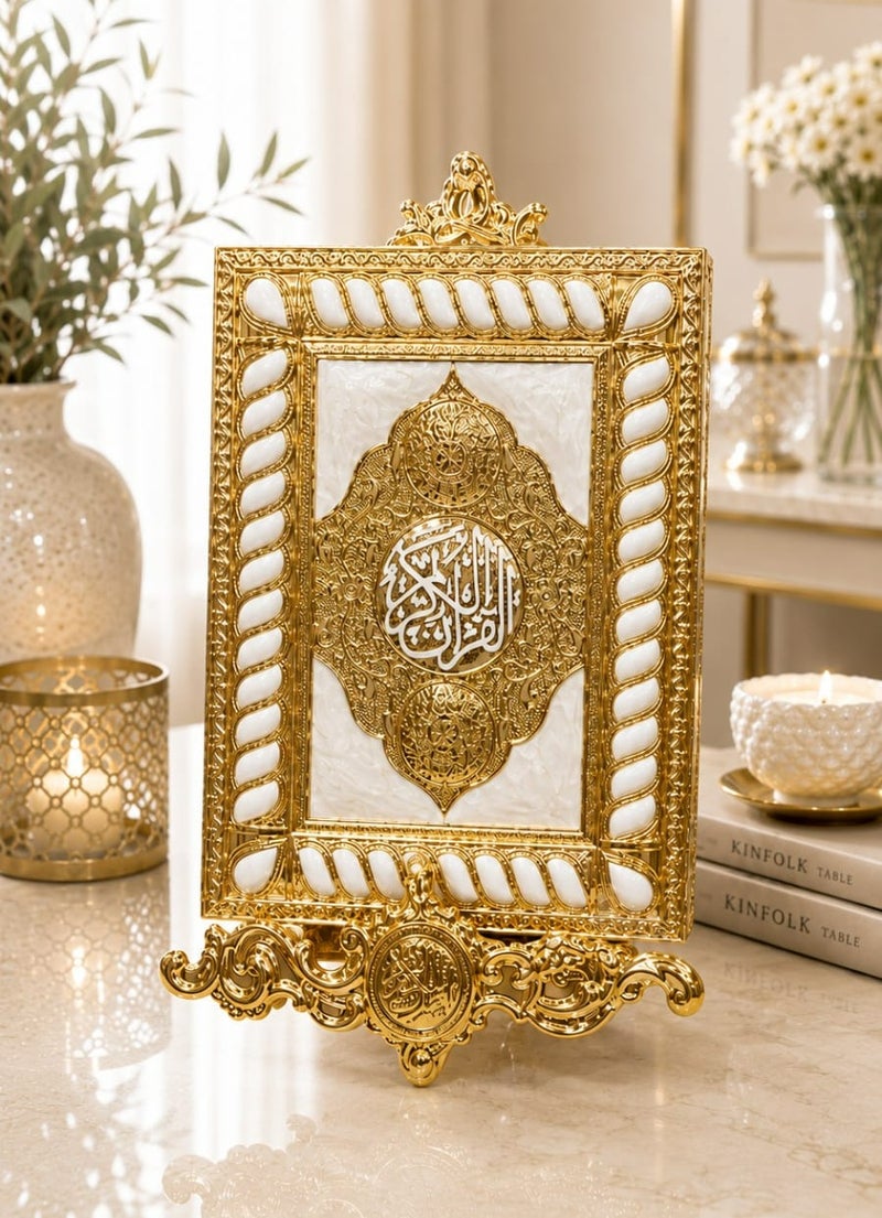 Radin Luxury Quran Box With Elegant Stand – Premium Decorative Holy Quran Storage Case For Home, Masjid & Gifting - Image 2