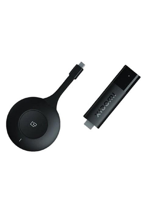 Xiaomi Conference Tap Cast Wireless HDMI Transmitter Receiver 4K Ultra HD Transmission and High speed Bands Tap To cast wireless Connection TV Projector Monitor No WiFi connection needed
