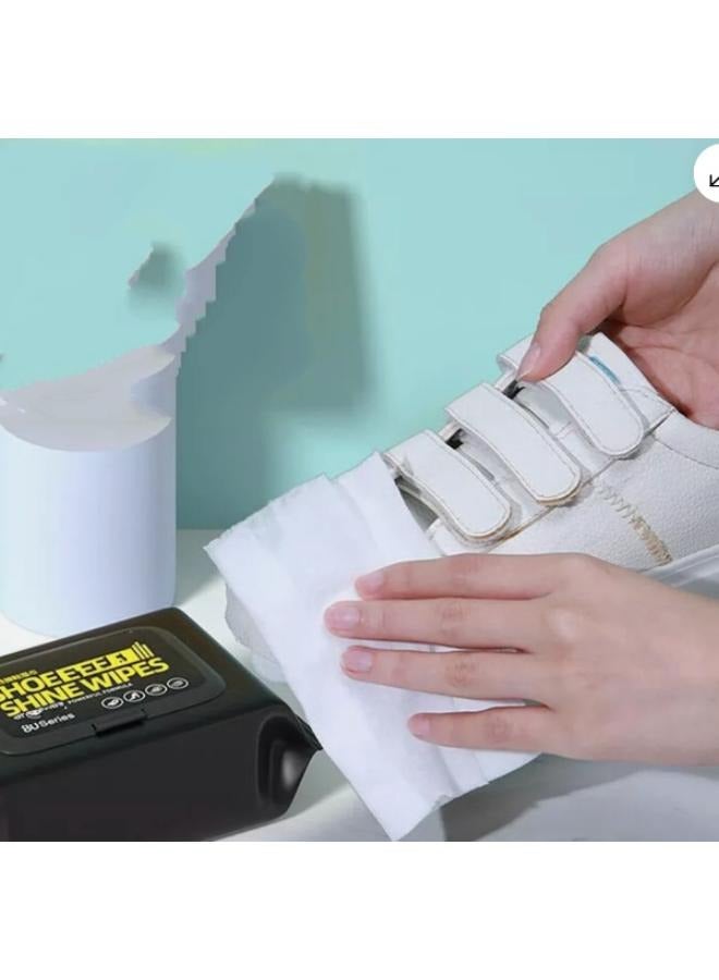 حذاء رياضي محمول للسفر يمكن التخلص منه سريع التنظيف مناديل مبللة منظفة - Image 3