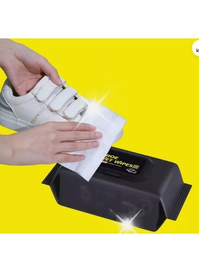 حذاء رياضي محمول للسفر يمكن التخلص منه سريع التنظيف مناديل مبللة منظفة - Image 5