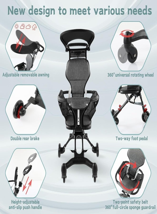 Kevim Baby-Travel-Light, Portable Compact Toddler for Removable Travel for Airplane, Mini Umbrella Stroller Lightweight,only 6 lbs,Weight Capacity 55 lbs - Image 4