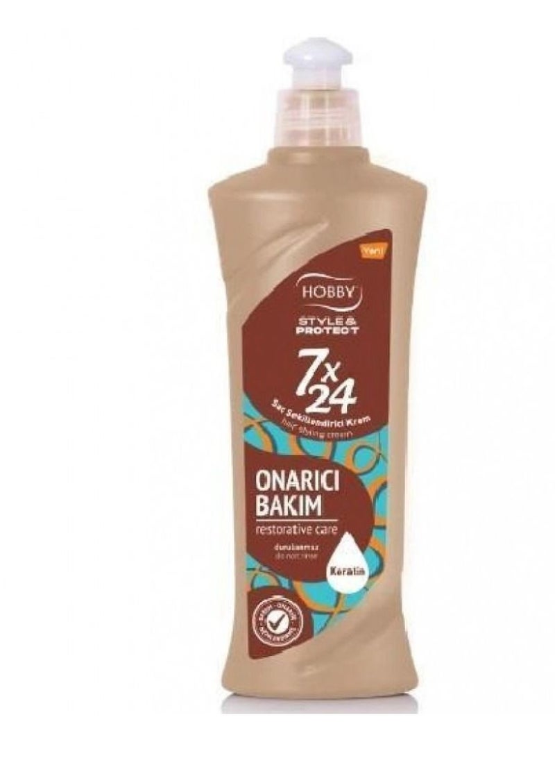 هوبي كريم 7 × 24 لشعرعناية الكيراتين 250 مل - Image 1