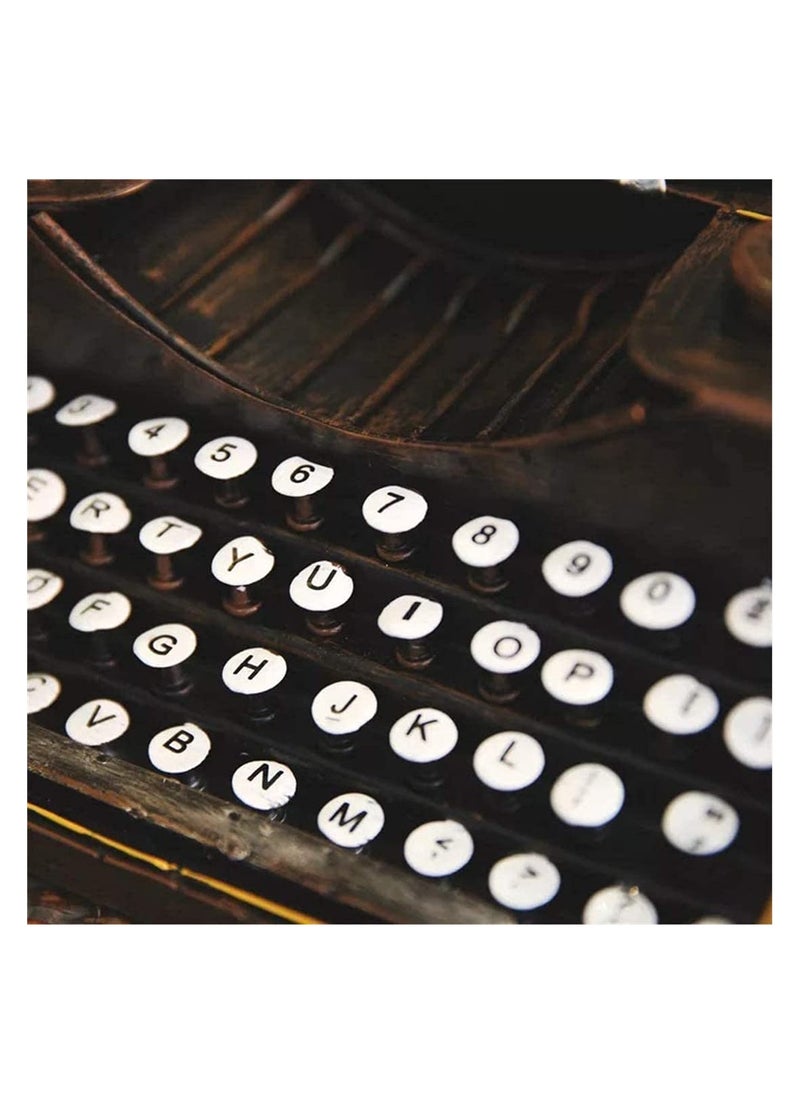 KASTWAVE Typewriter Model, Vintage Classic Decoration Antique Typewriter for Home/Office/Study Room Desk, Unable to Type Words, Shoot Movie Props, Black  - Image 5