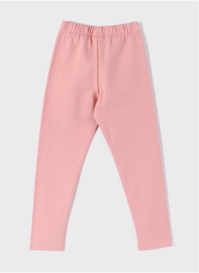 LC WAIKIKI Elastic Waist Printed Girl Tights  - Image 2