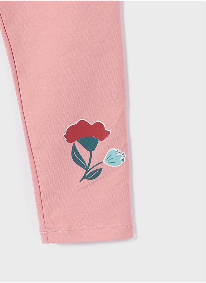 LC WAIKIKI Elastic Waist Printed Girl Tights  - Image 4