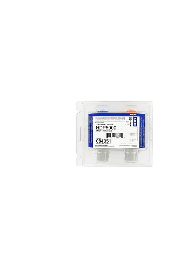 Fargo Fargo Genuine YMCK Color Ribbon for HDP5000 Model Printer 84051  - Image 1