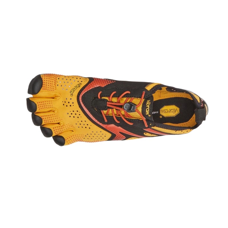 Vibram Men's FiveFingers V-Run | Barefoot Road Running Shoes for Natural Comfort & Stability, Golden/Yellow/Black, 49 EU / 13-14 US - Image 3