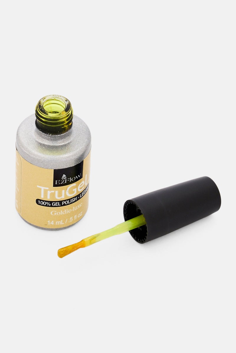 Ez Flow Trugel Led UV Gel Polish 14ml, Goldie Luxe - Image 2